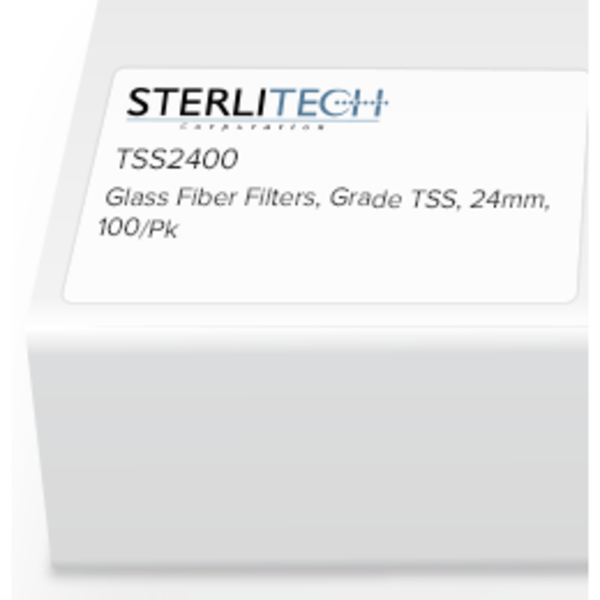 Sterlitech Grade TSS Borosilicate Glass Microfiber, 24mm, PK100 TSS2400